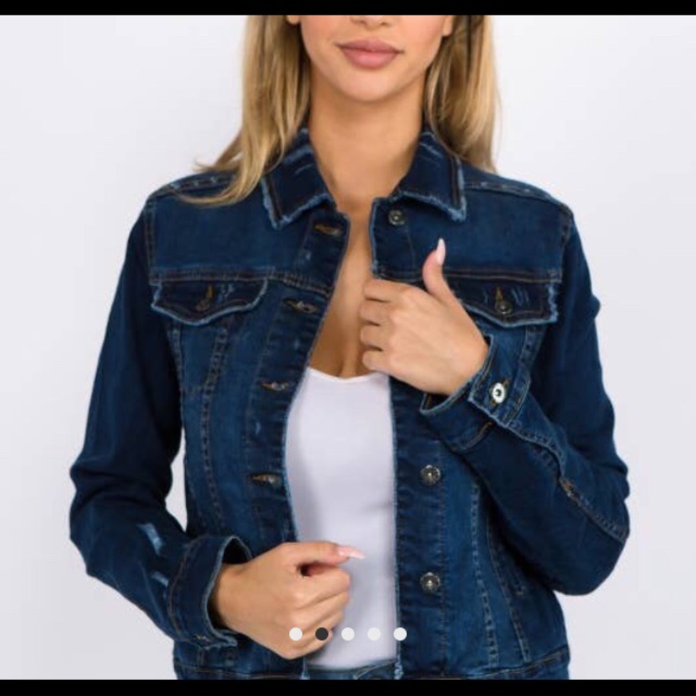 Distressed Denim Jacket
